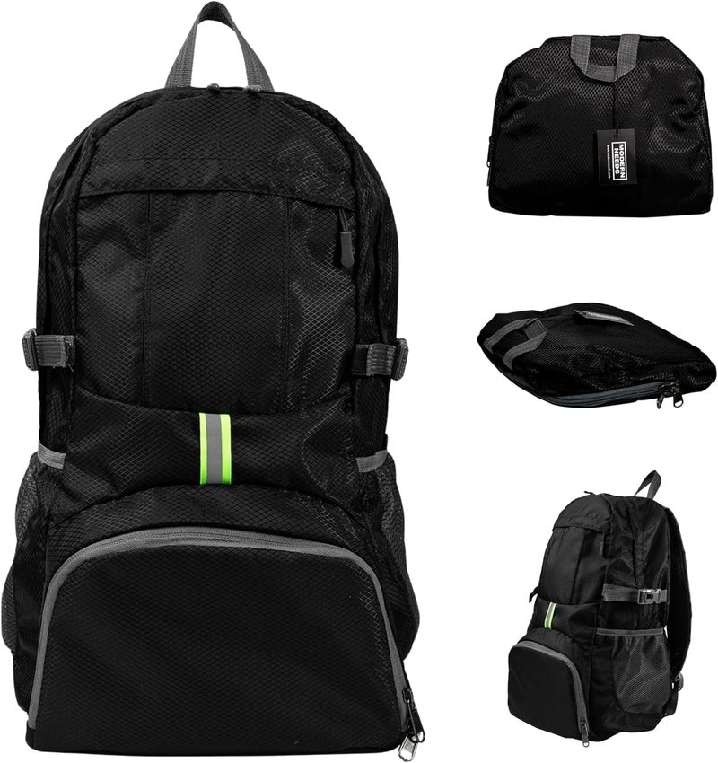 MODERN NEEDS Store Ready Pack 35L — Foldable Backpack for Travel | Lightweight, Water Resistant Hiking Daypack | Compact, Packable Backpack for Men & Women | Great for Camping & Daily Use - Image 1
